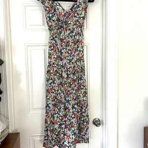 Floral Multicolor Women's Dress